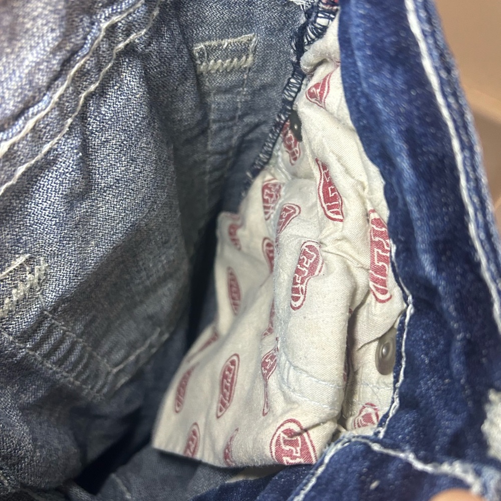 Vintage Rough Rider Jeans big contrast stitch denim - Picture 12 of 12